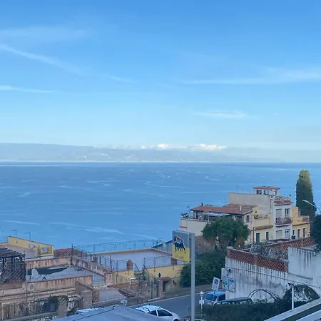 Taorminacentre Panorama Lägenhet Taormina